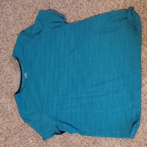 Croft and barrow 3x green blue tee